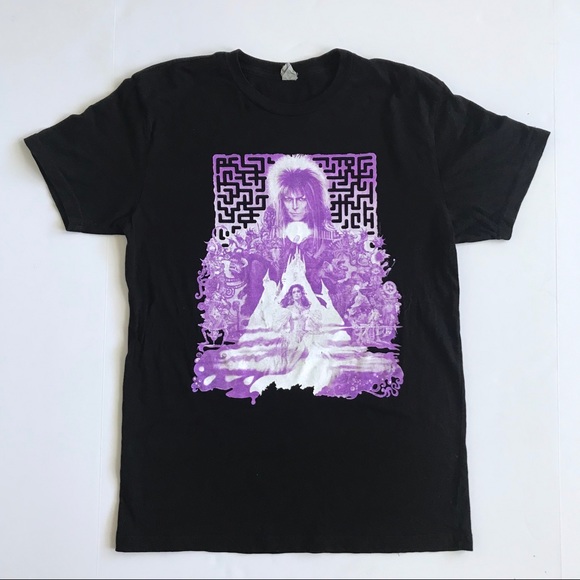 Black and purple graphic tee Clearance